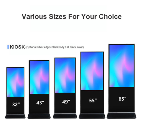 Kiosk màn hình cảm ứng thông minh tự phục vụ dọc 55 inch 4K