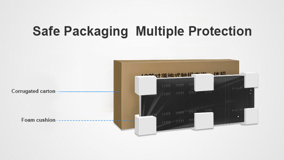 Màn hình cảm ứng Kiosk tương tác HDMI Màn hình cảm ứng đa điểm Hệ thống Windows Android