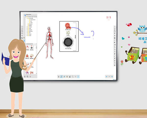 Lớp học điện tử 5V Bảng trắng kỹ thuật số Smartboard dành cho Doanh nghiệp