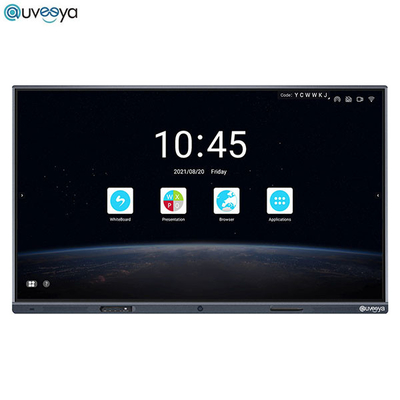 Bảng tương tác kỹ thuật số LED 4K OEM 75 inch với PC OPS tùy chọn