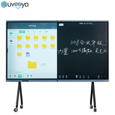 Bảng điều khiển tương tác 4k phẳng giáo dục X5PRO Hiển thị 75 inch với máy ảnh